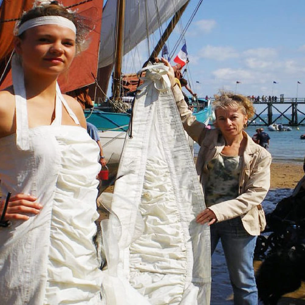 Valérie Blais et un modèle