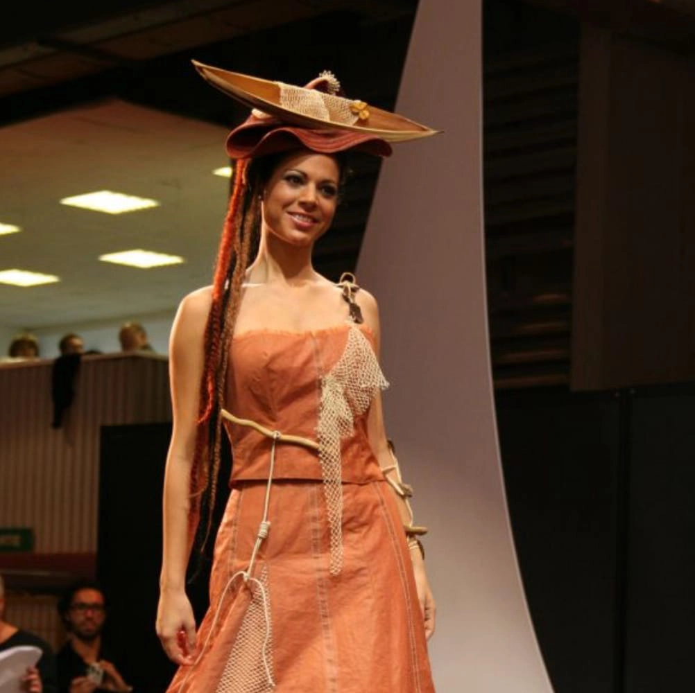 Valérie Blais et un de ses mannequins